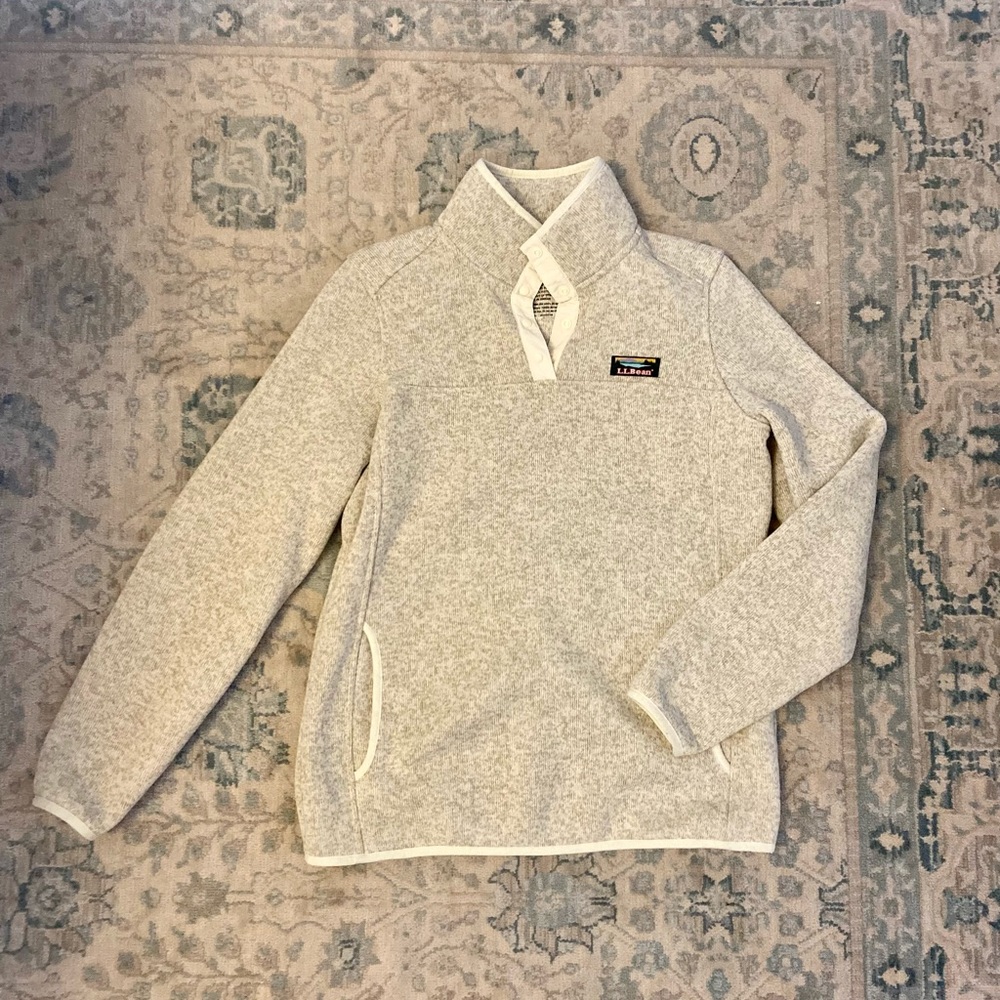 LL Bean Womens Quarter Zip
